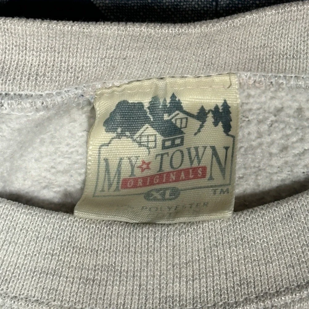 Vintage 1987 Salisbury Maryland Sweatshirt XL Gray My Town Originals Made in USA